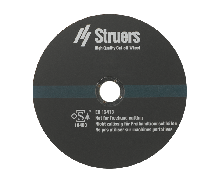 Abrassive cut off wheels Soft ferrous metal