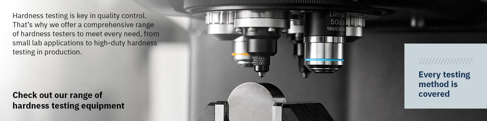 Hardness Testers portfolio