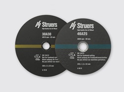 Discotom Cut off wheel size Medida del disco de corte de Discotom